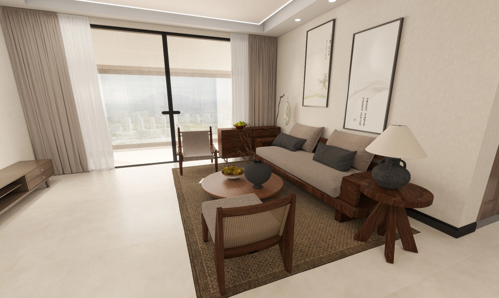 新中式家具平面图139㎡