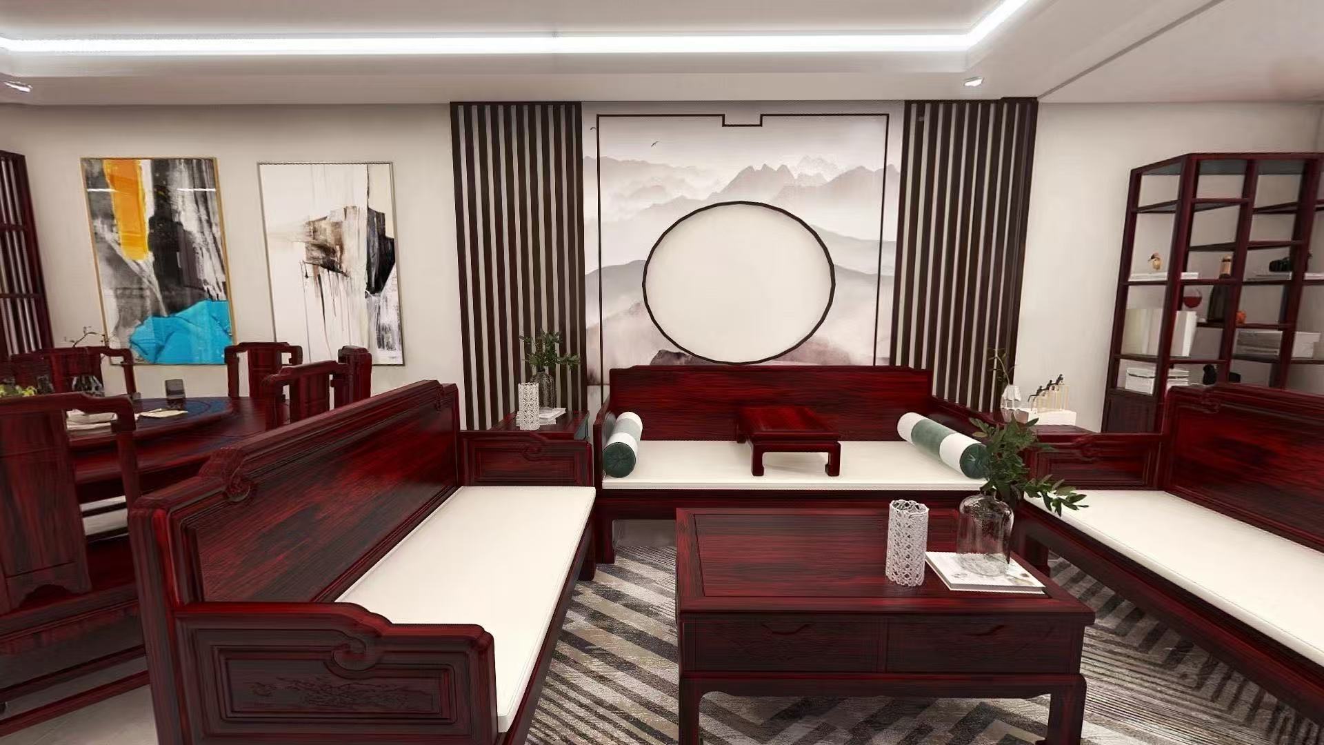 南沙滨海半岛花园·深绛新中式